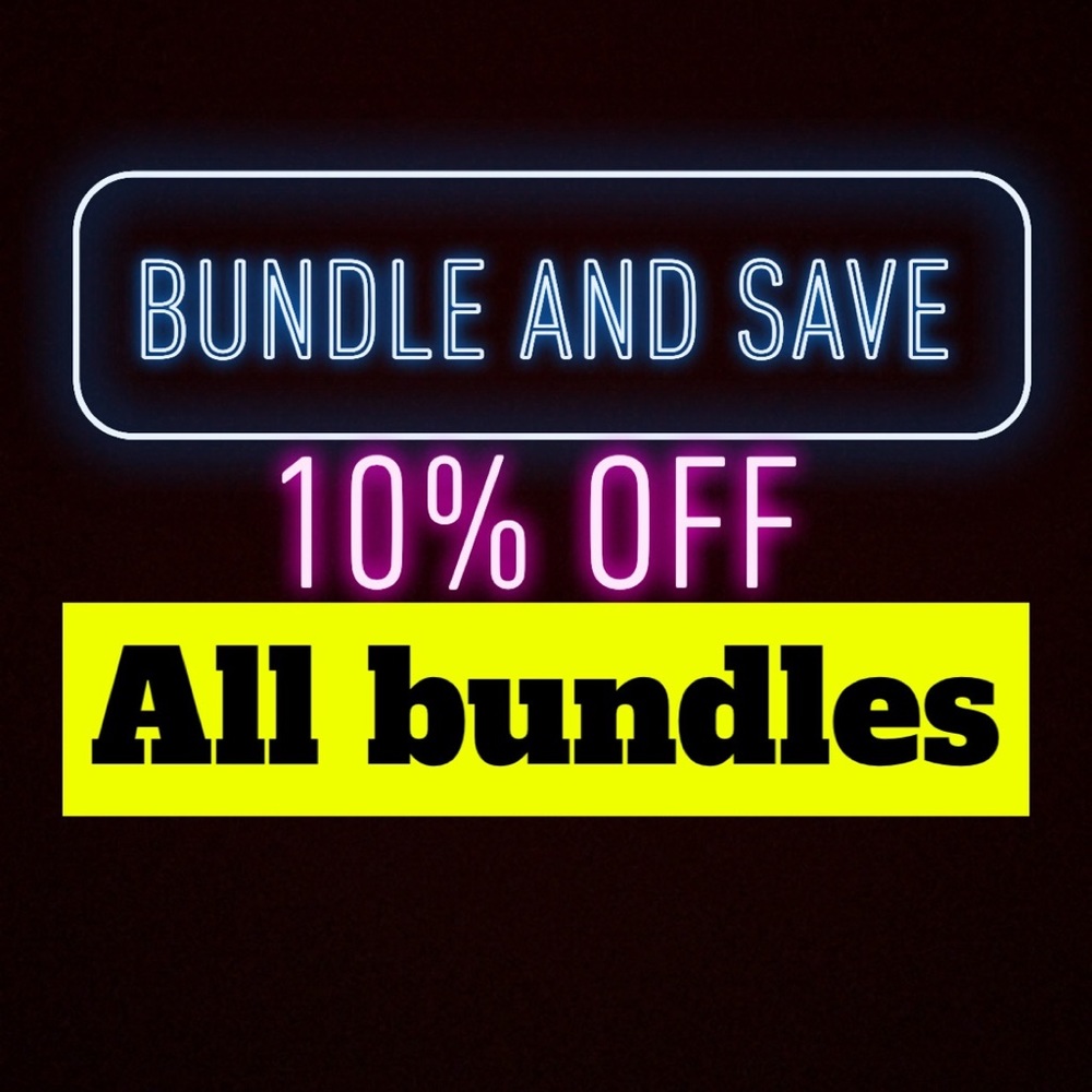 10% OFF ALL BUNDLES.